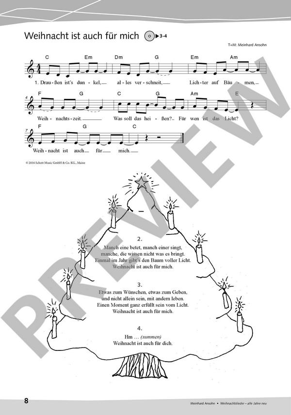 Weihnachtslieder - alle Jahre neu (+CD)