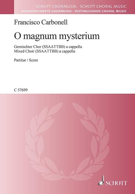 Carbonell, Francisco José: O magnum mysterium