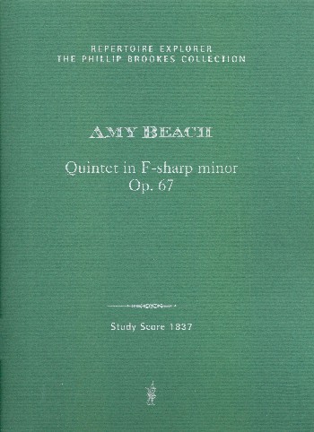 Quintet in F sharp minor, op. 67