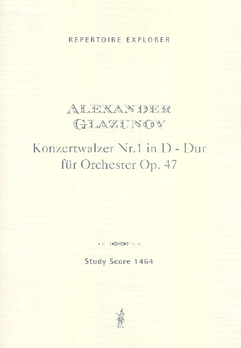 Konzertwalzer D-Dur Nr.1 op.47