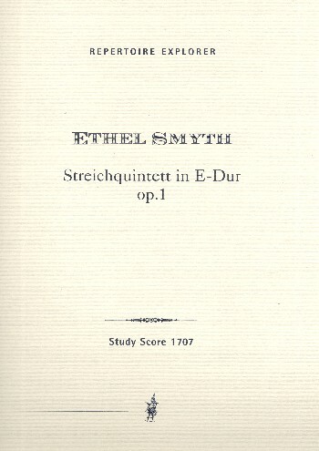 Streichquintett E-Dur op.1