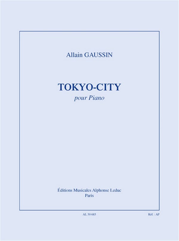Gaussin Allain Tokyo-City Pf Bk