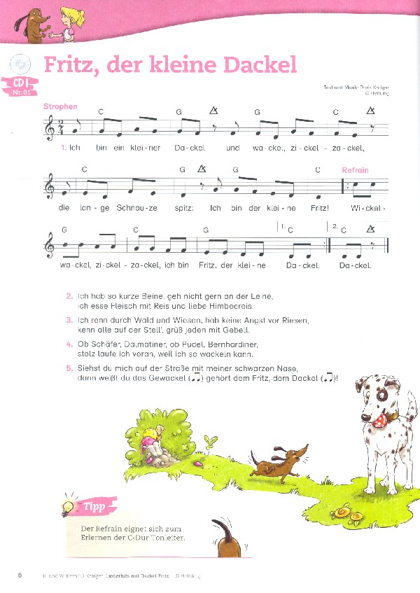 Liederhits mit Dackel Fritz