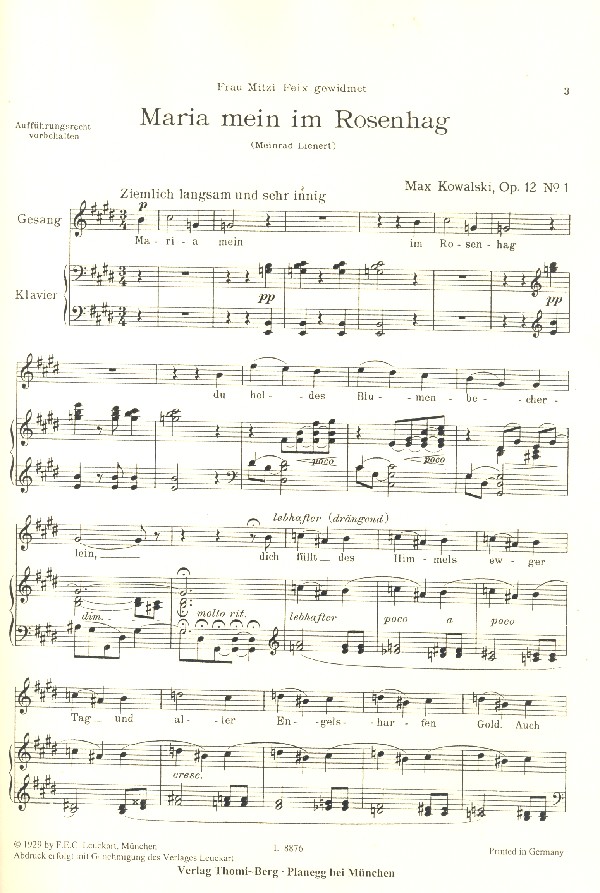 5 Marienlieder op.12