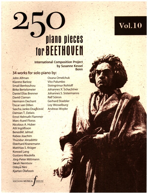 250 Piano Pieces for Beethoven vol.10