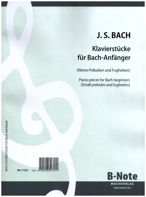 Klavierstücke für Bach-Anfänger