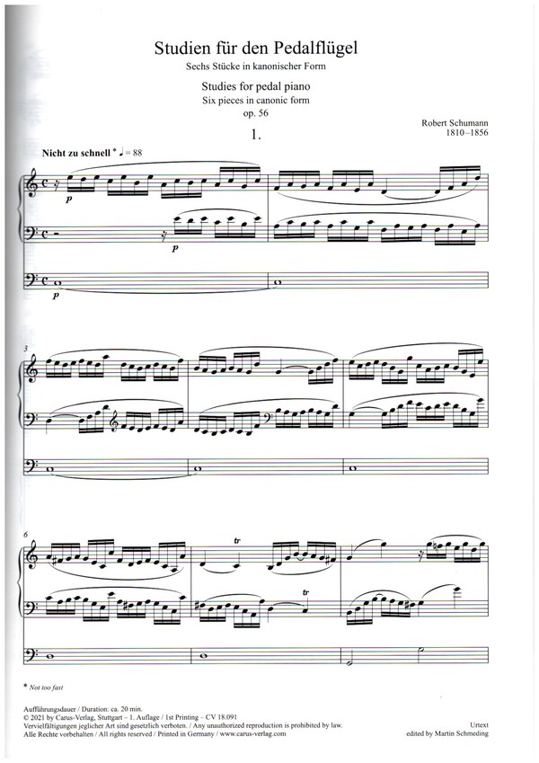 Werke op.56, op.58, op.60