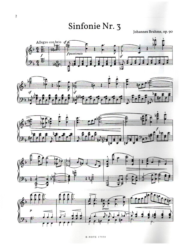 Sinfonie Nr.3 F-Dur op.90