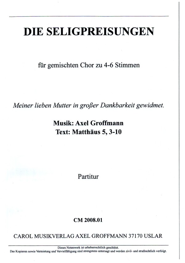 Die Seligpreisungen