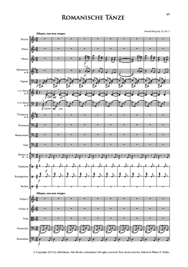 5 Romanische Tänze op.22 Nr.1-5