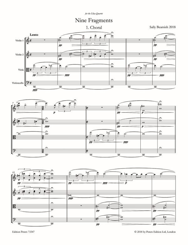 9 Fragments - String Quartet No.4