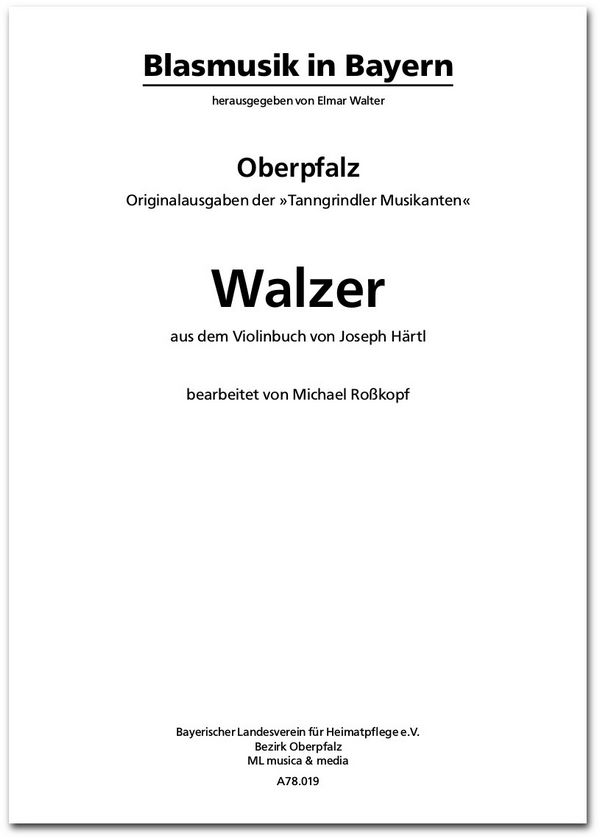 Violinbuch von Joseph Härtl, Walzer