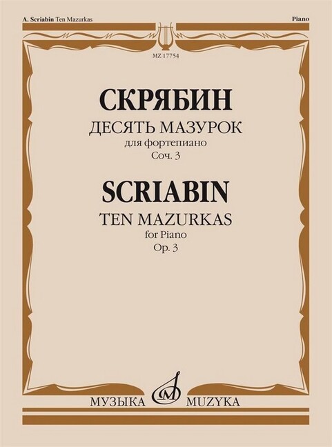 10 Mazurkas, op. 3