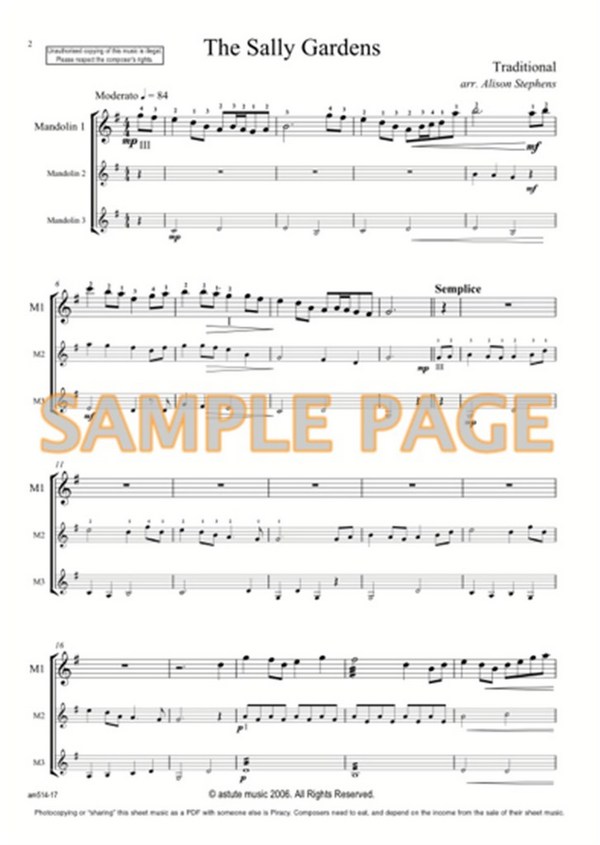 Mandolin Trios Vol. 1