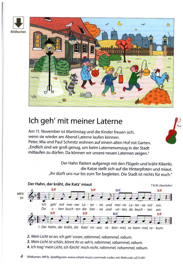 Mini-Musicals und Erzähltheater über Laternelaufen und Sankt Martin (+