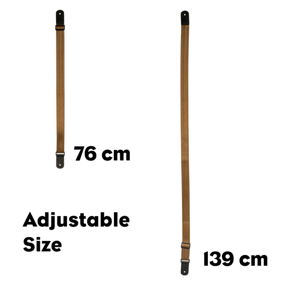 Ukulele Gurt Nylon - Braun