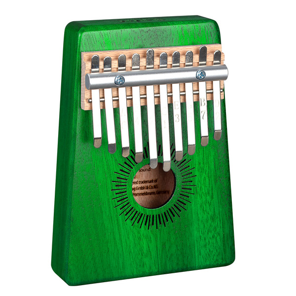 Kalimba Mahagoni 10 Grün