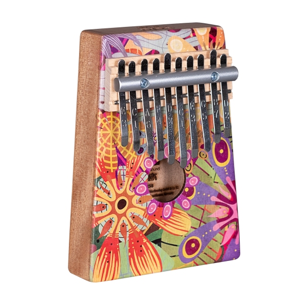 Art Series Kalimba 10 'Flower Power'