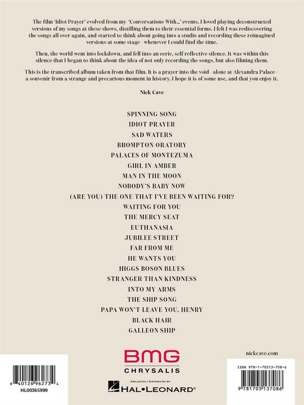 Nick Cave: Idiot Prayer