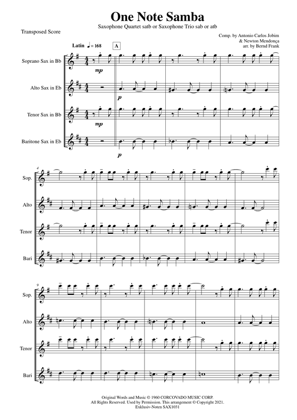 One Note Samba