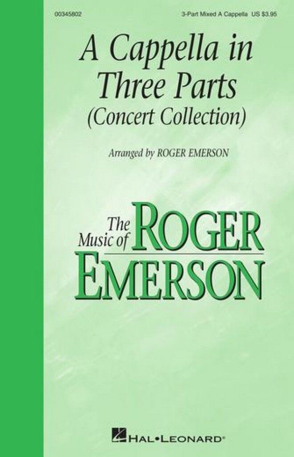 Roger Emerson, A Cappella in Three Parts