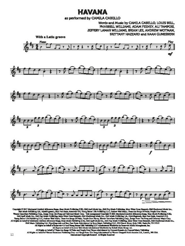 Super Hits for Alto Saxophone (+Online Audio)