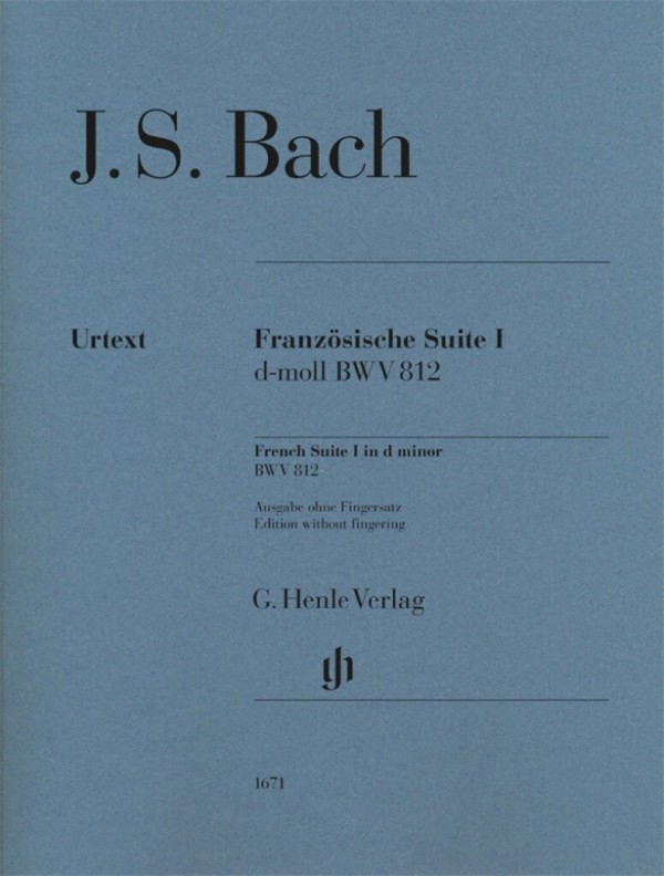 Französische Suite Nr.1 d-moll BWV812