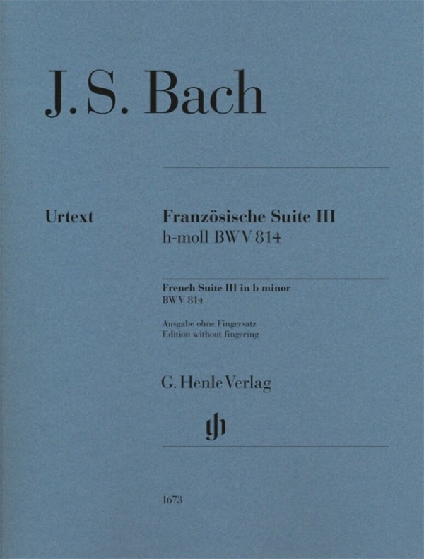Französische Suite Nr.3 h-moll BWV814