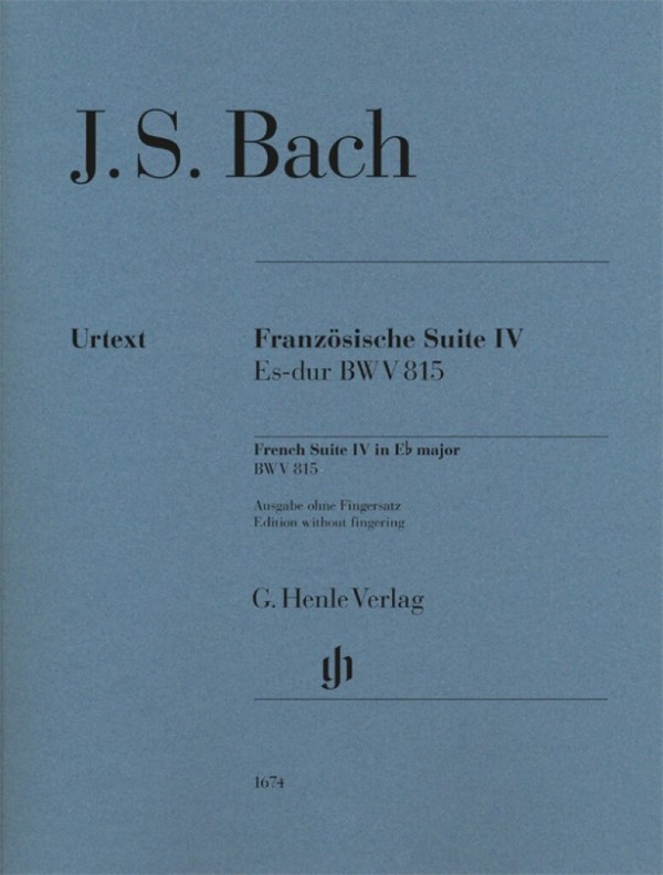 Französische Suite Nr.4 Es-dur BWV815