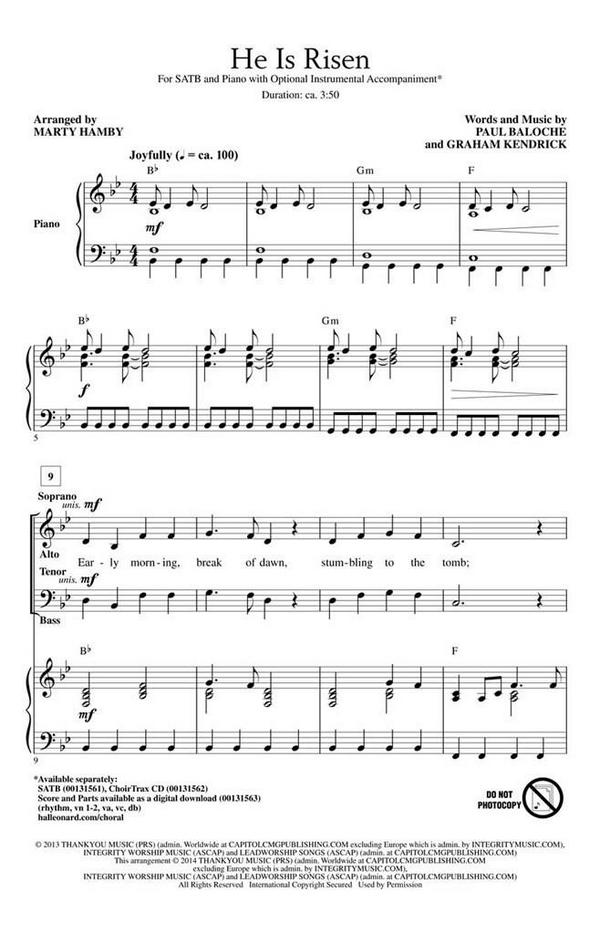 Graham Kendrick_Paul Baloche, He Is Risen