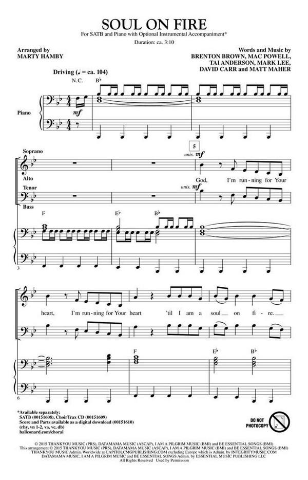 Brenton Brown, Soul on Fire