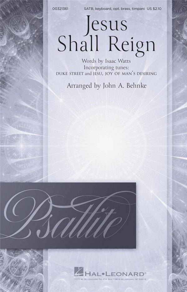 Johann Sebastian Bach_John Hatton, Jesus Shall Reign