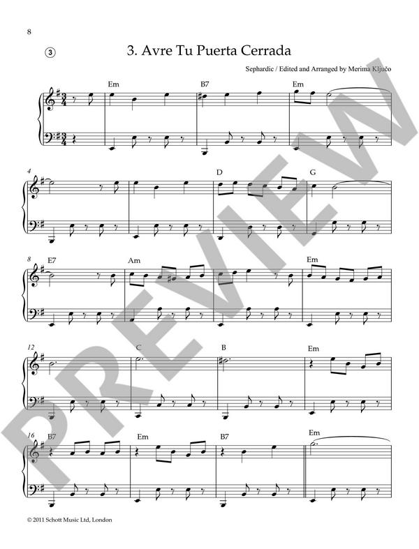 Klezmer and Sephardic Tunes (+online Audio)