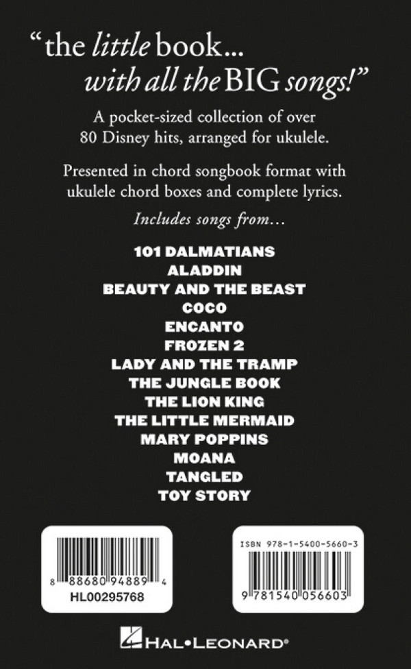 The Little Black Disney Songbook 