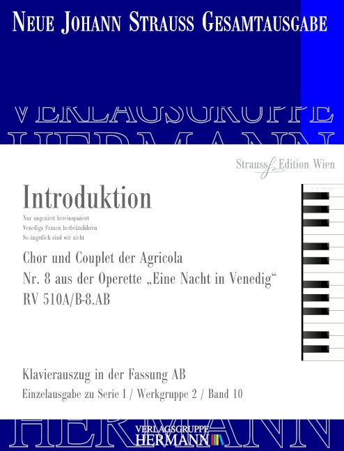 Strauß (Son), Johann, Eine Nacht in Venedig - Introduktion (Nr. 8) RV