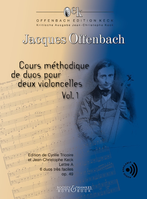 Offenbach, Jacques, Cours méthodique de duos pour deux violoncelles Vo