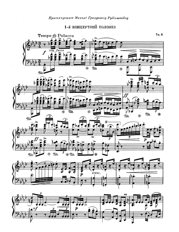 Konzertpolonaise / Concert Polonaise Nr.1 op.5
