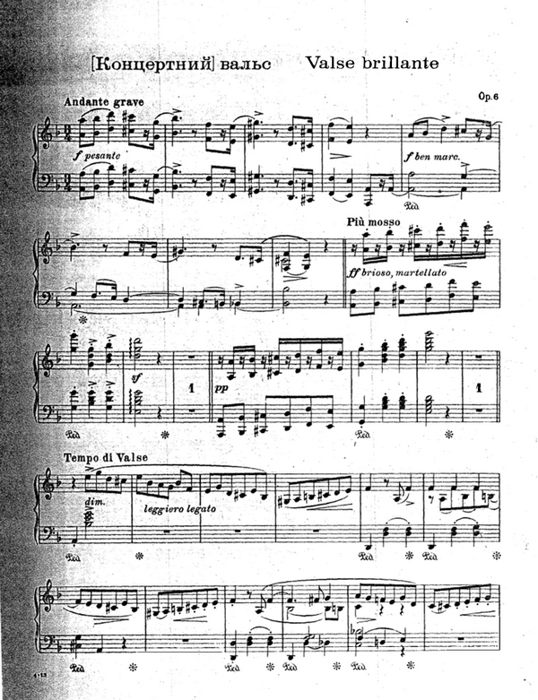 Valse brillante Nr.2 op.6