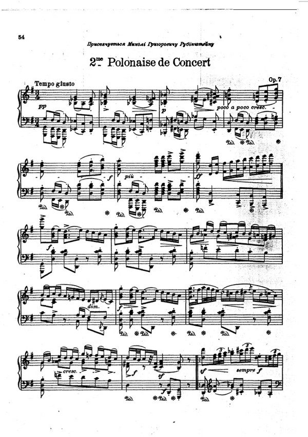 Konzertpolonaise / Concert Polonaise Nr.2 op.7