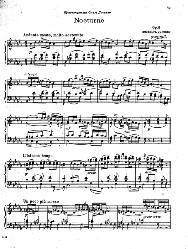 Nocturne b-Moll op.9