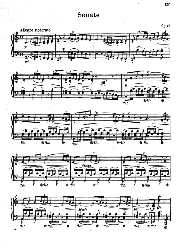 Sonate & Rondo op.16