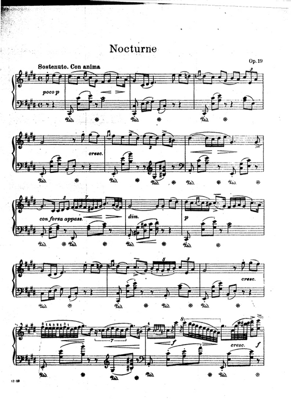 Nocturne op.19