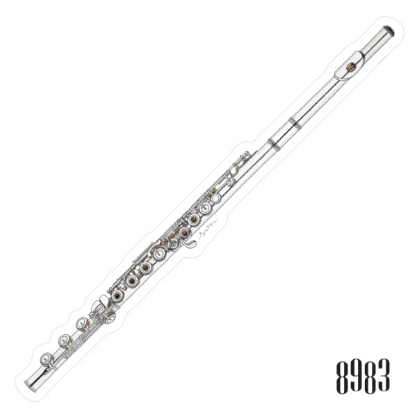 Instrument Sticker (VE je 2 St.) Flöte