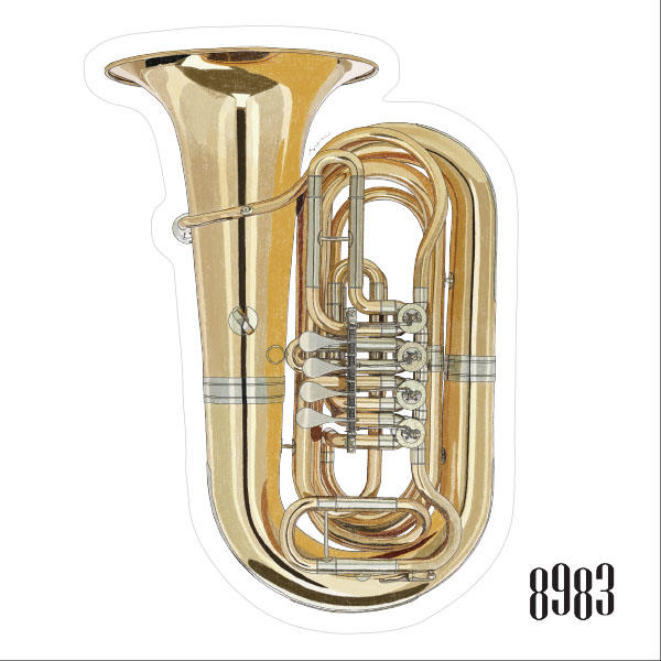 Instrument Sticker Tuba
