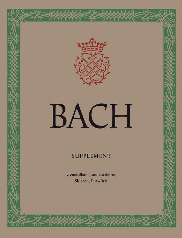 Bach, J.S., Comments on basso continuo and harmony, counterpoint studi
