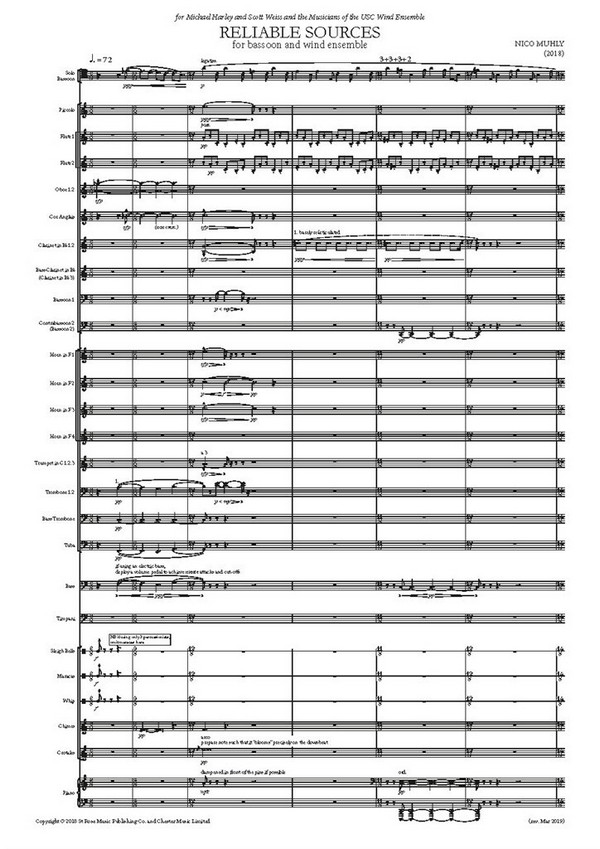 Nico Muhly, Reliable Sources