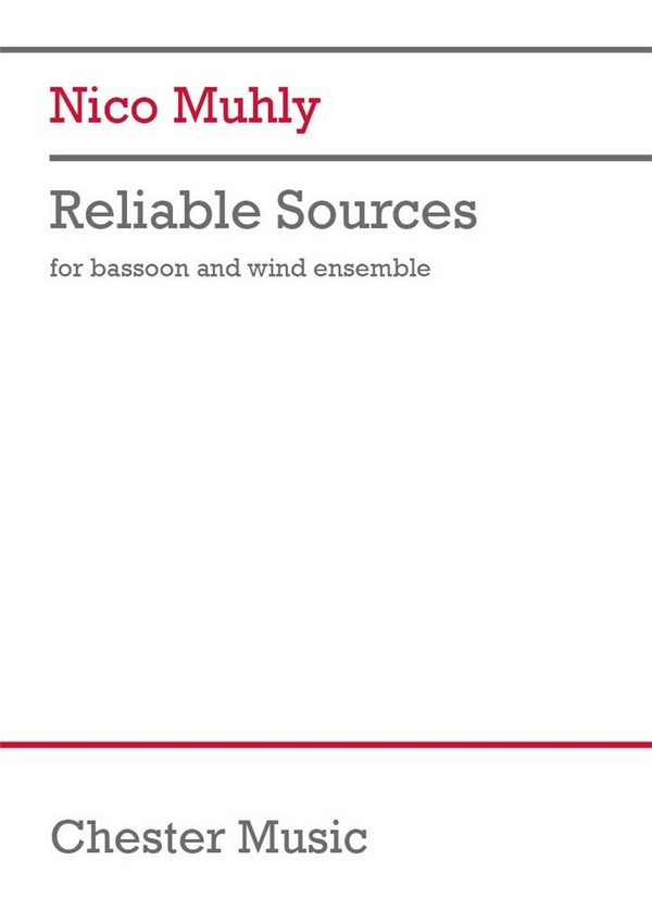 Nico Muhly, Reliable Sources