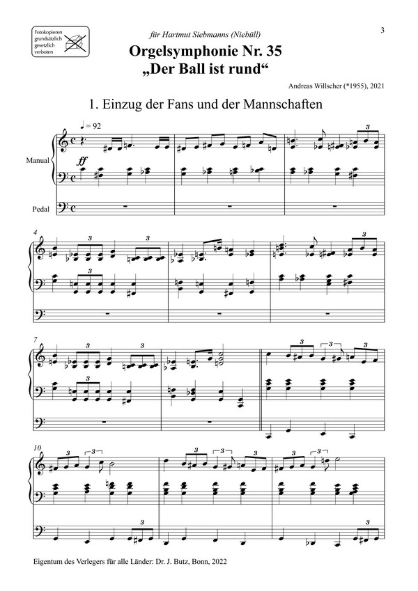 Orgelsymphonie Nr.35 'Der Ball ist rund'