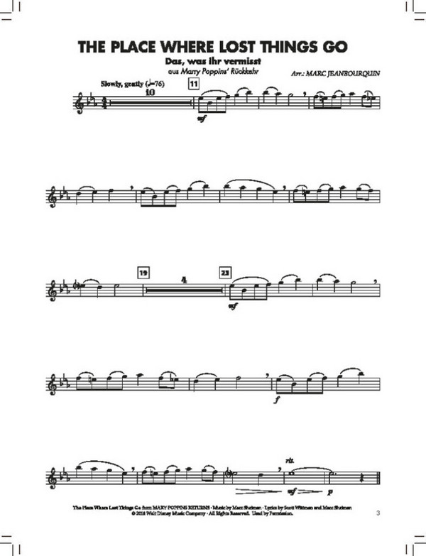 BläserKlasse Disney-Hits - Oboe
