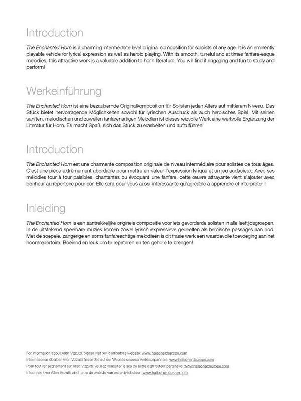 Allen Vizzutti, The Enchanted Horn